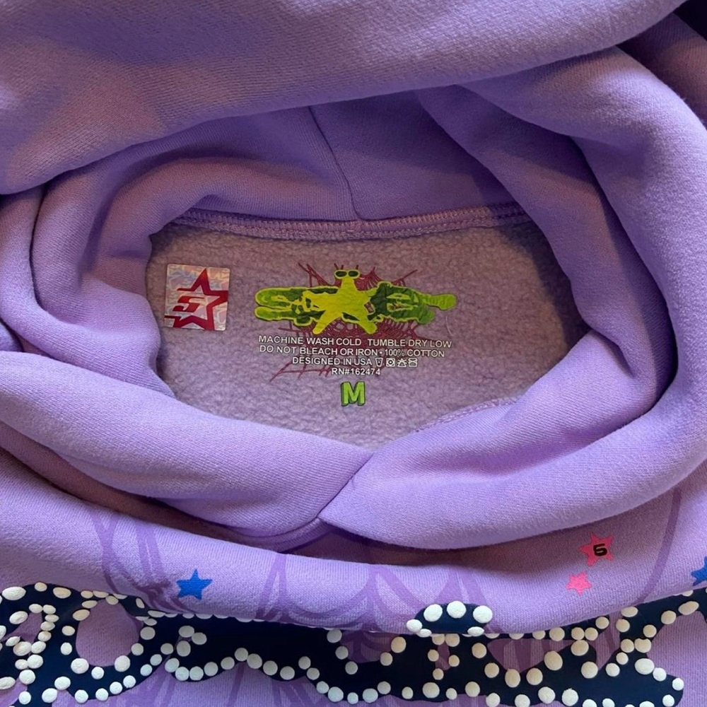 Purple Graphic Hoodie